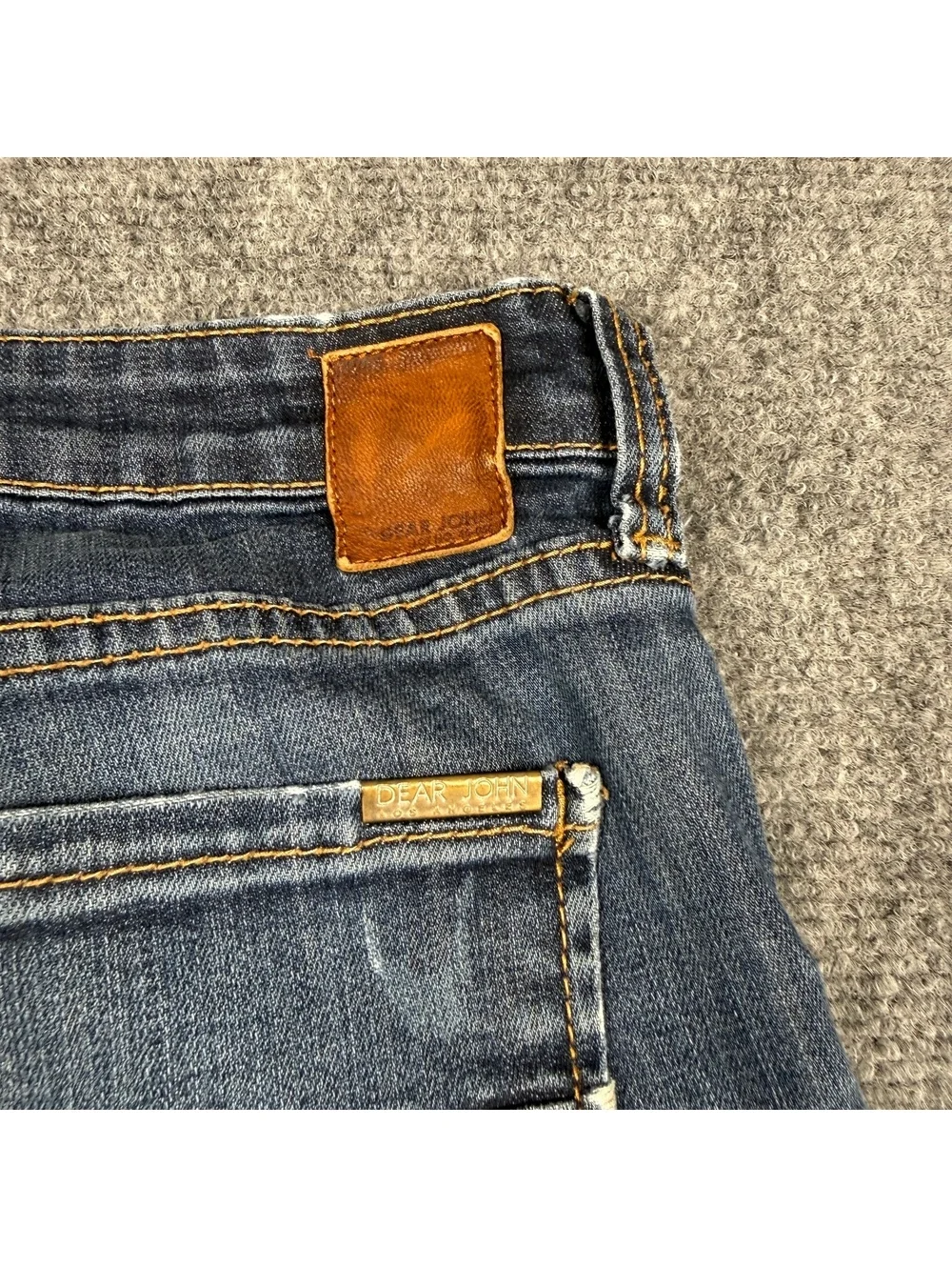 Dear John Denim Jeans Size 27 Blue Straight Leg